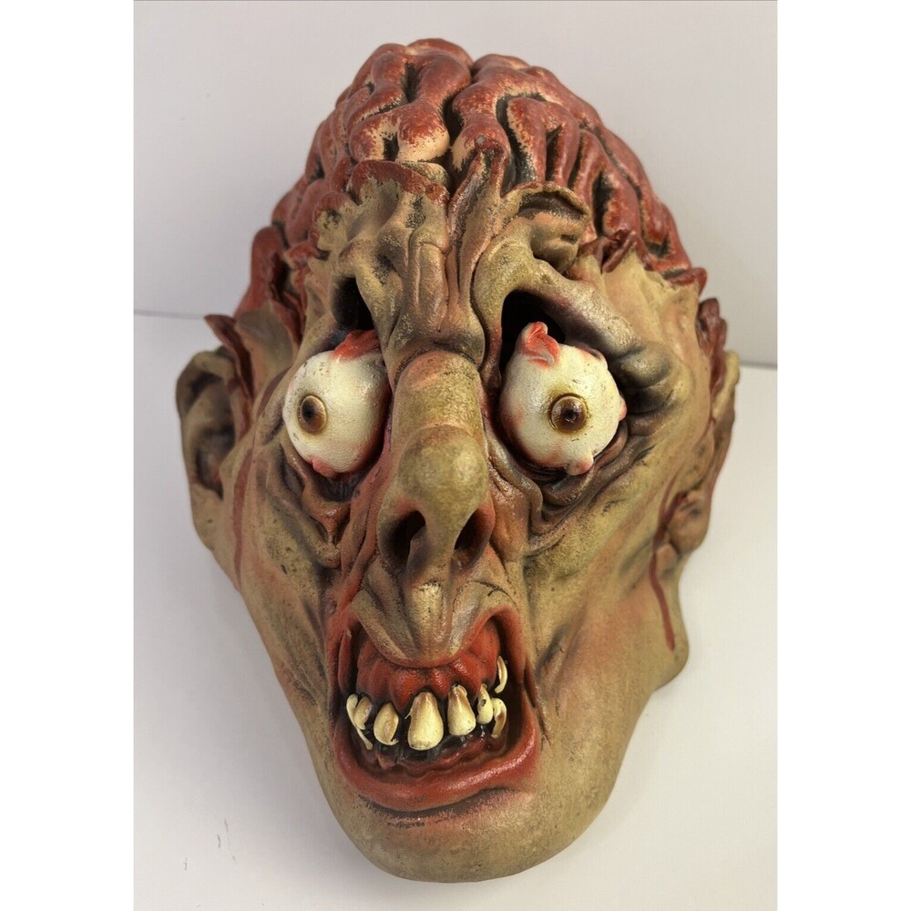 Bug Eyed Zombie Brain Blood Halloween Mask 2001 The Paper Magic Group Inc.